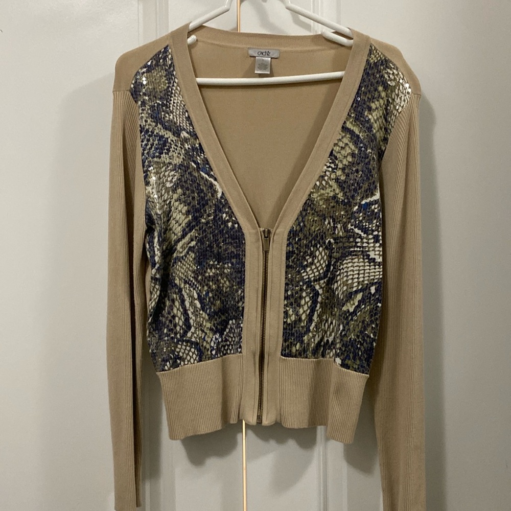 Cache cardigan with cami